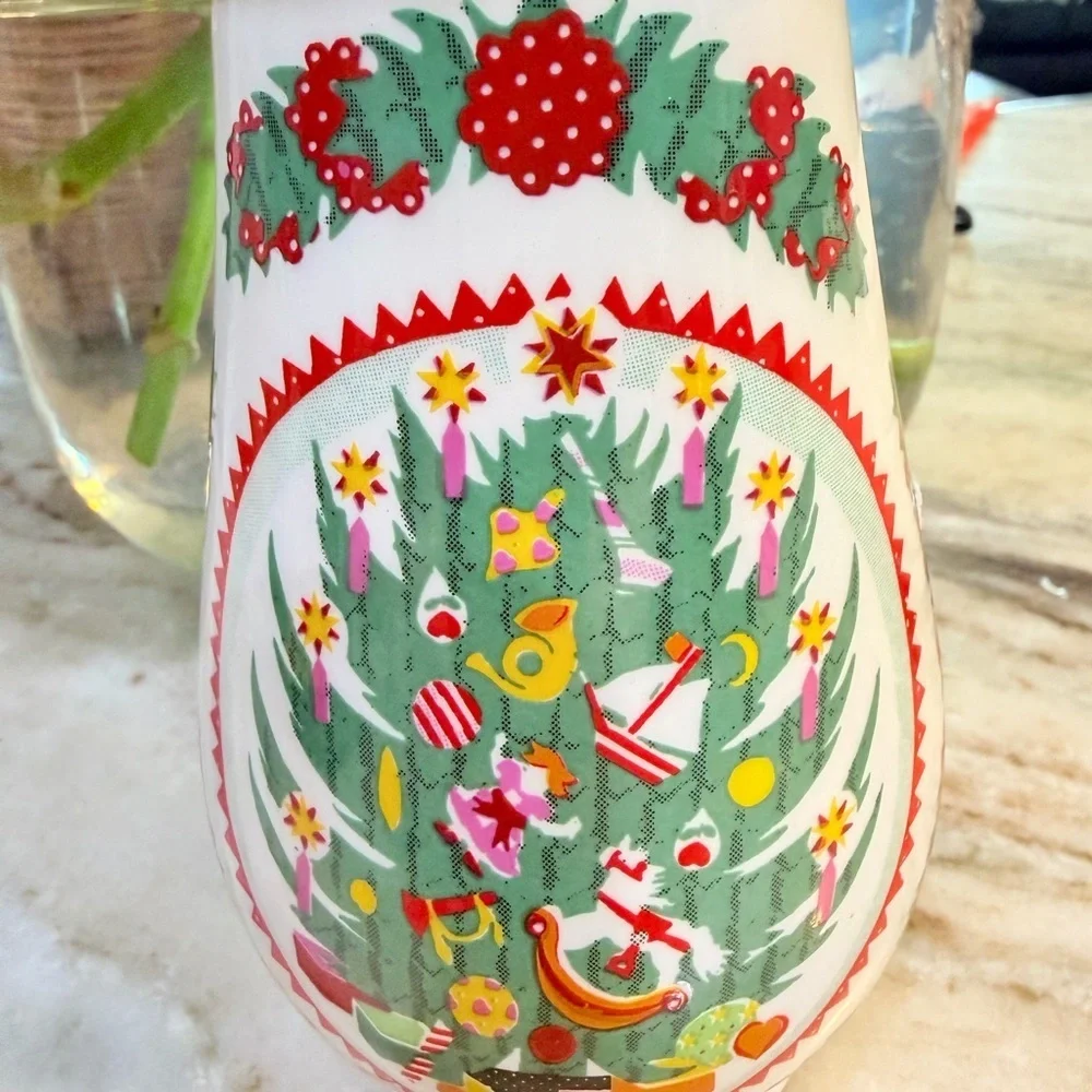 Vintage 1983 Portmeirion Spirit Of Christmas Vase By Susan Williams-Ellis